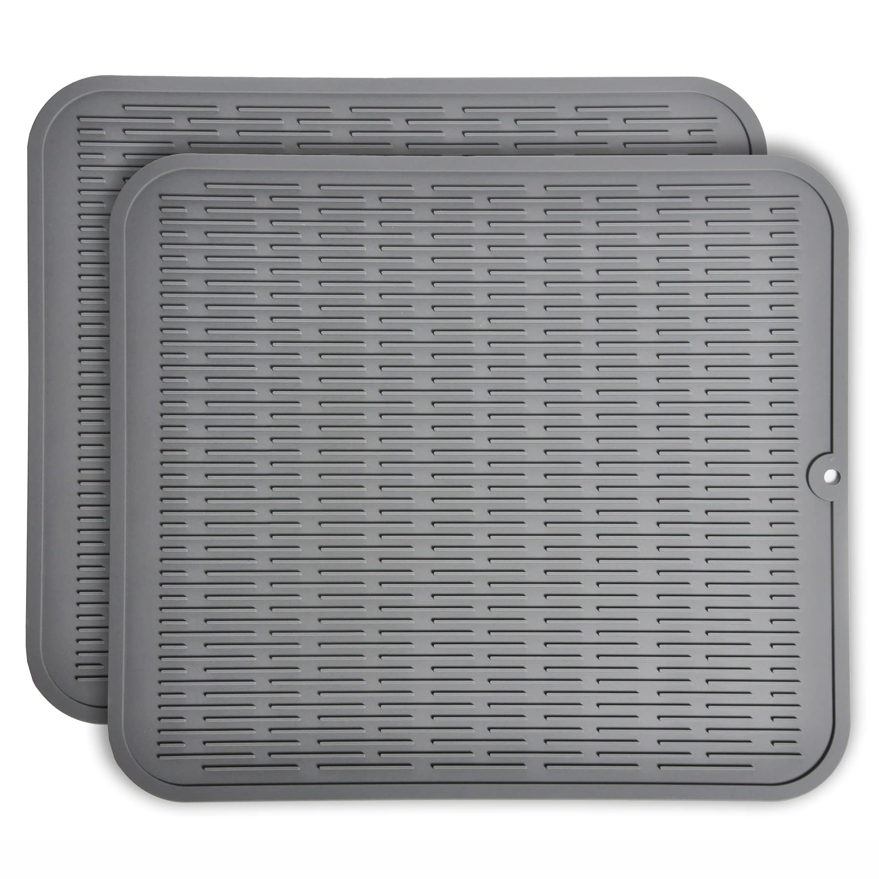 Heat Resistant Silicone Trivet Mats for Hot Pots and Pans - Non-Slip Kitchen Counter Protector for Dining Table, Stove Top, and Countertop Use