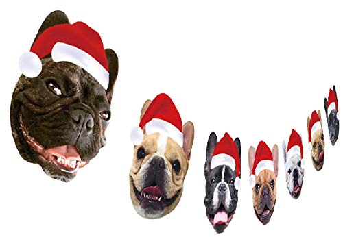 French Bulldog Xmas Garland
