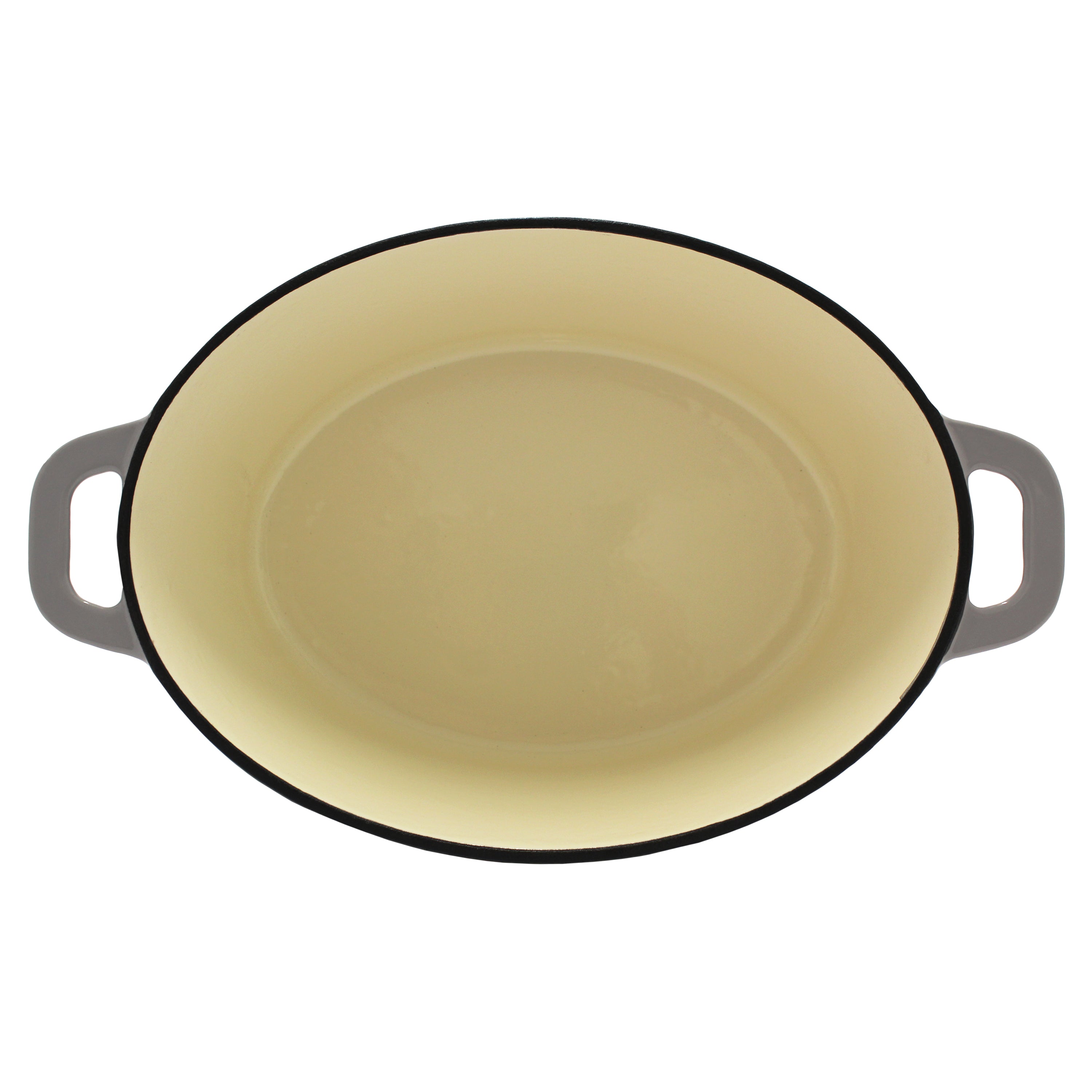 BergHOFF Neo Cast Iron 8-Quart Oval Dutch Oven with Lid - 13 Inch Enameled Cookware for Braising, Roasting & Baking - Perfect for Soups, Stews, Bread & Oyster Dishes