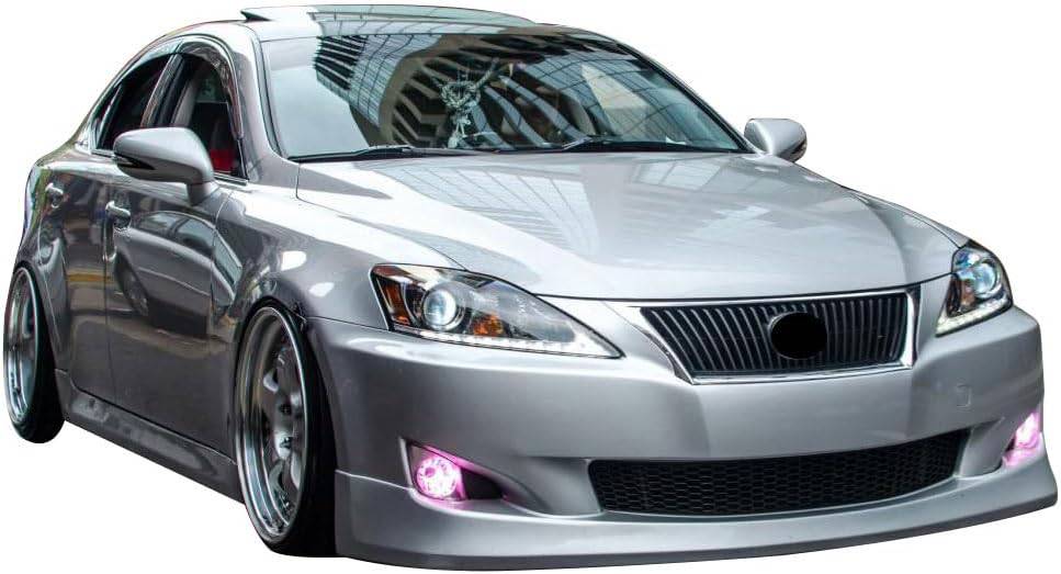 Votex Style PU Front Bumper Lip Spoiler for 2009-2010 Lexus IS250 IS350 Sedan - Enhance Aerodynamics & Sporty Look for Street Racing & Car Shows