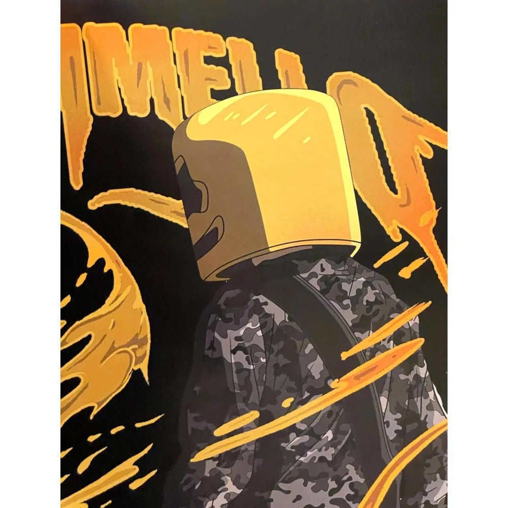 Marshmello Autographed Fortnite 19x24 Framed Poster with JSA COA - Limited Edition #D/500 - Perfect for Gaming Rooms, Man Caves & Collector Displays