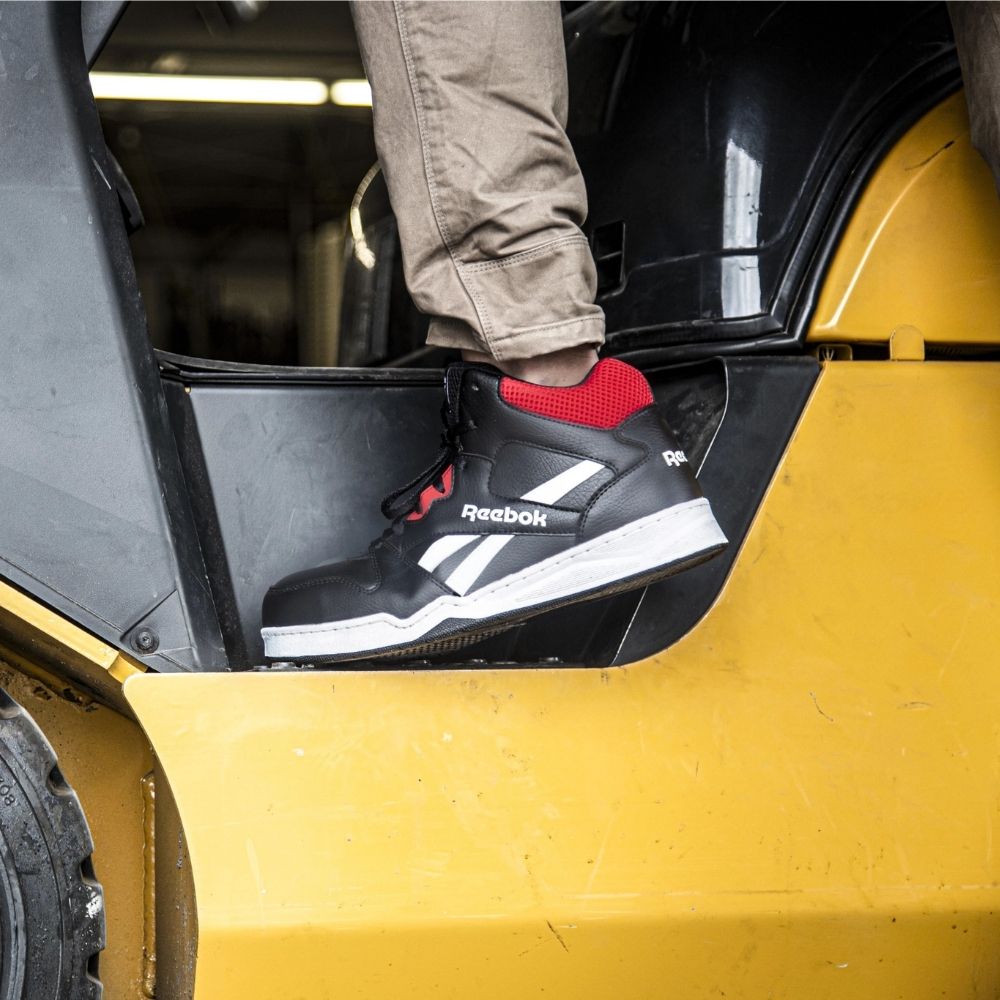 Reebok BB4500 MID Men's Composite Toe Athletic Work Shoes - CSA Approved Safety Footwear for Construction & Industrial Work | IB4132