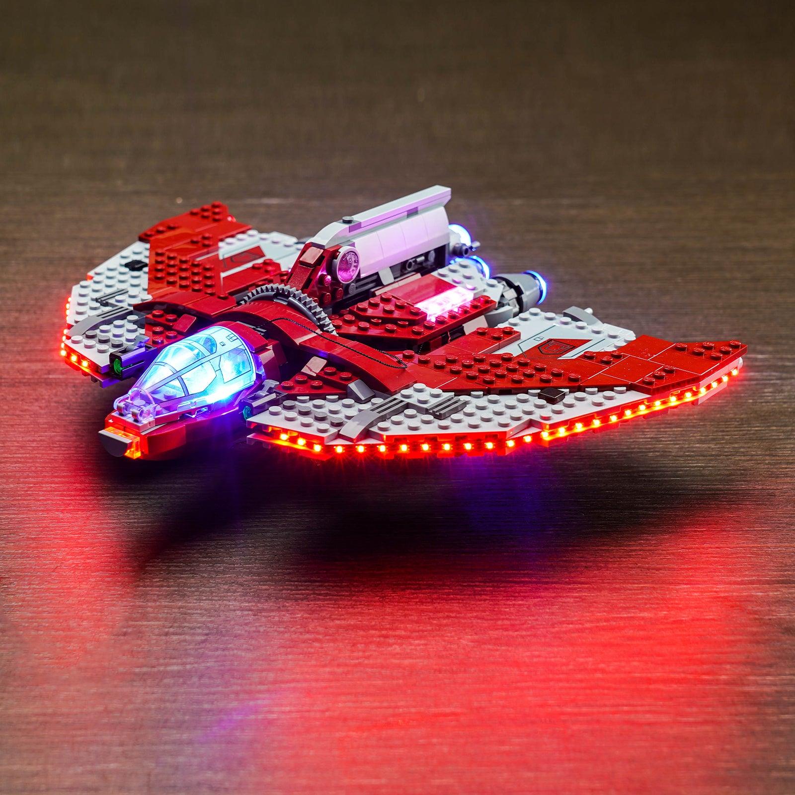 LEGO Ahsoka Tano's T-6 Jedi Shuttle 75362 Light Kit - LED Lighting Set for Star Wars Building Blocks - Perfect for Display & Nighttime Showcase