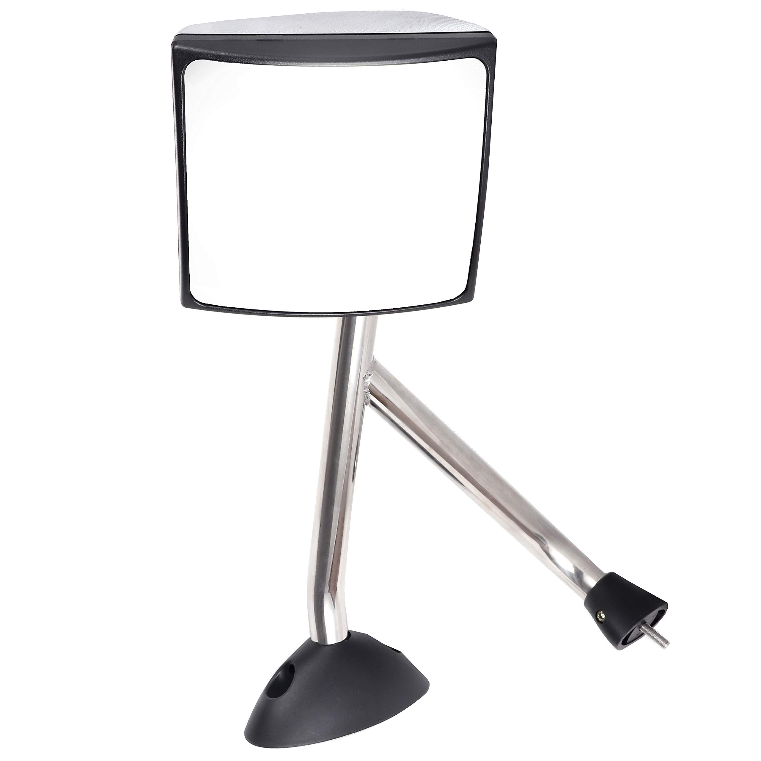 CCiyu Towing Mirror for 2002-2017 International ProStar - Wide Angle Left Side Driver Mirror with Chrome Housing & Manual Adjustment | Replacement Truck Mirror for Enhanced Visibility & Safety While Towing
