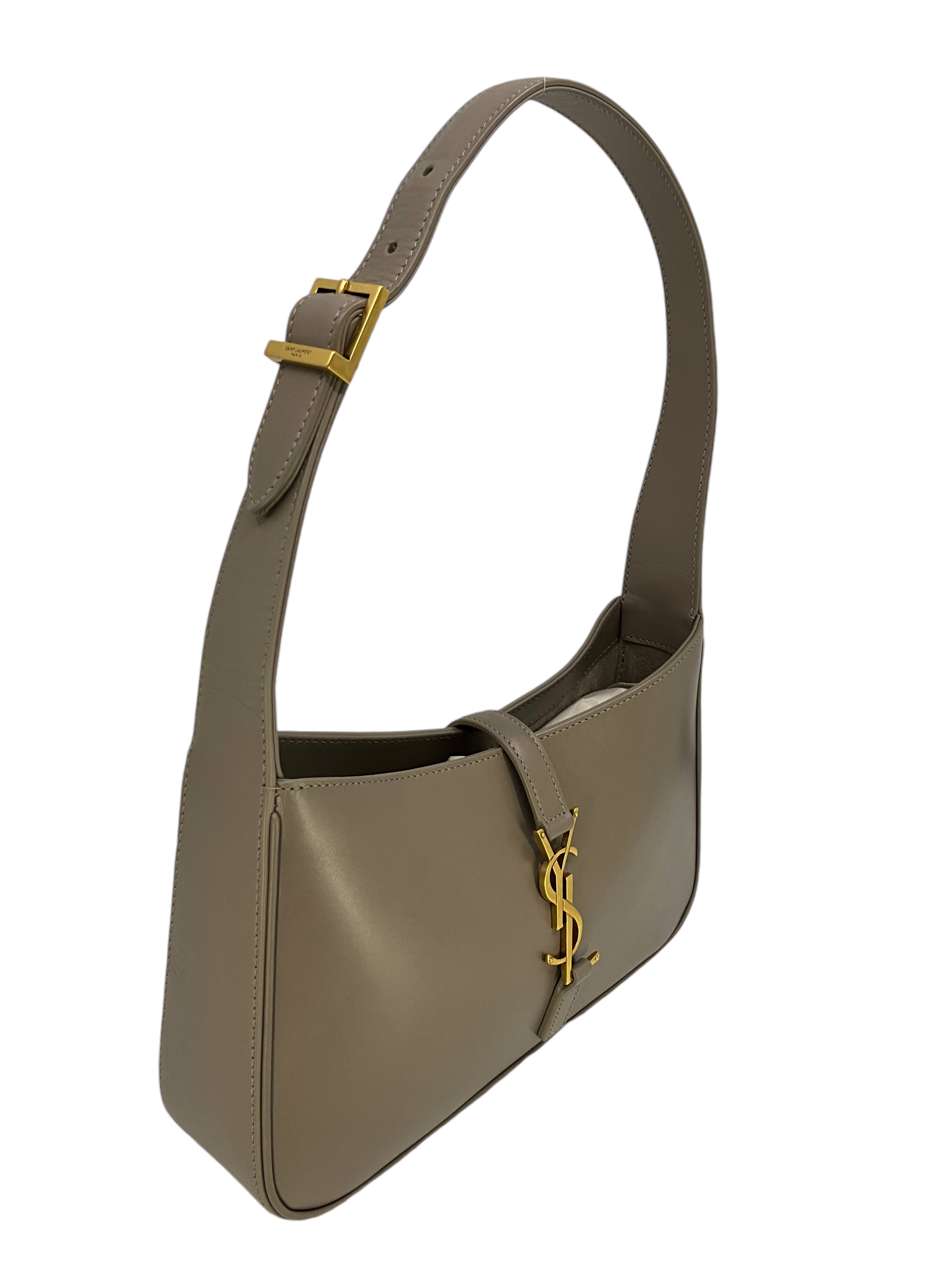 Saint Laurent Le 5 à 7 Smooth Leather Hobo Bag - Luxury Designer Shoulder Bag for Women | Perfect for Work, Evening Events & Everyday Use