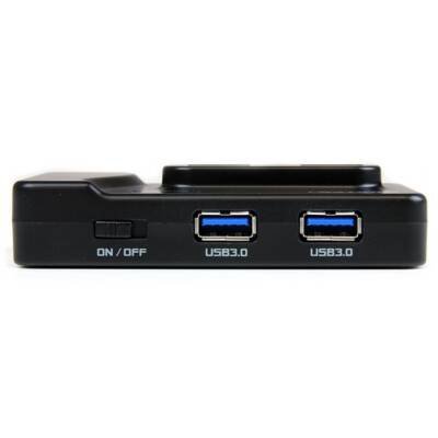 StarTech ST7320USBC 7-Port USB 3.0 Hub with 2A Charging Port - High-Speed Data Transfer for Laptop, PC, Mac - 2x USB 3.0 & 5x USB 2.0 Ports - Ideal for Home Office, Gaming & Multiple Device Connectivity