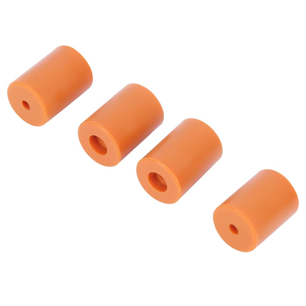4pcs High-Temperature Resistant Silicone Leveling Columns for 3D Printer Hot Bed - Stable Mounting Tool Compatible with Ender 2, Ender 3, Ender 3 Pro, CR-10, CR-10S - Perfect for Precise Bed Leveling and Improved Print Quality