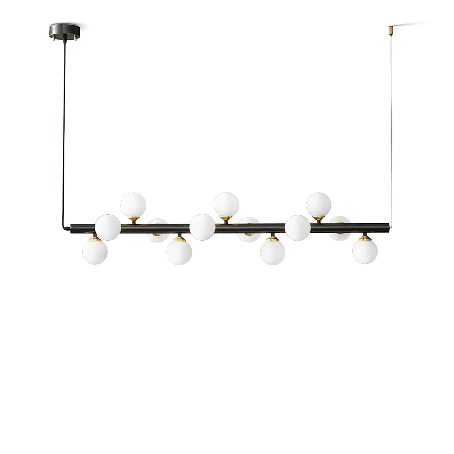 Island Bubbles Pendant Lights - Modern Glass Hanging Light Fixtures for Kitchen Island, Dining Room & Bedroom Decor