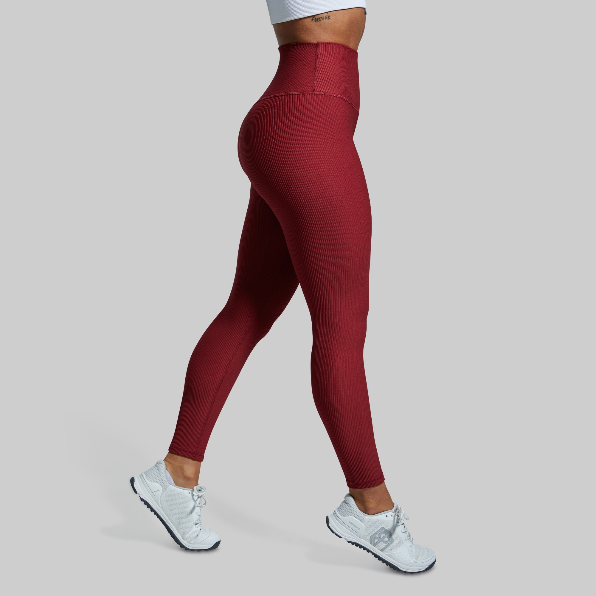 Limitless Legging (Rhubarb) - High Waist Yoga Pants for Women - Stretchy Workout Leggings for Running, Gym & Lounge - Plus Size Activewear