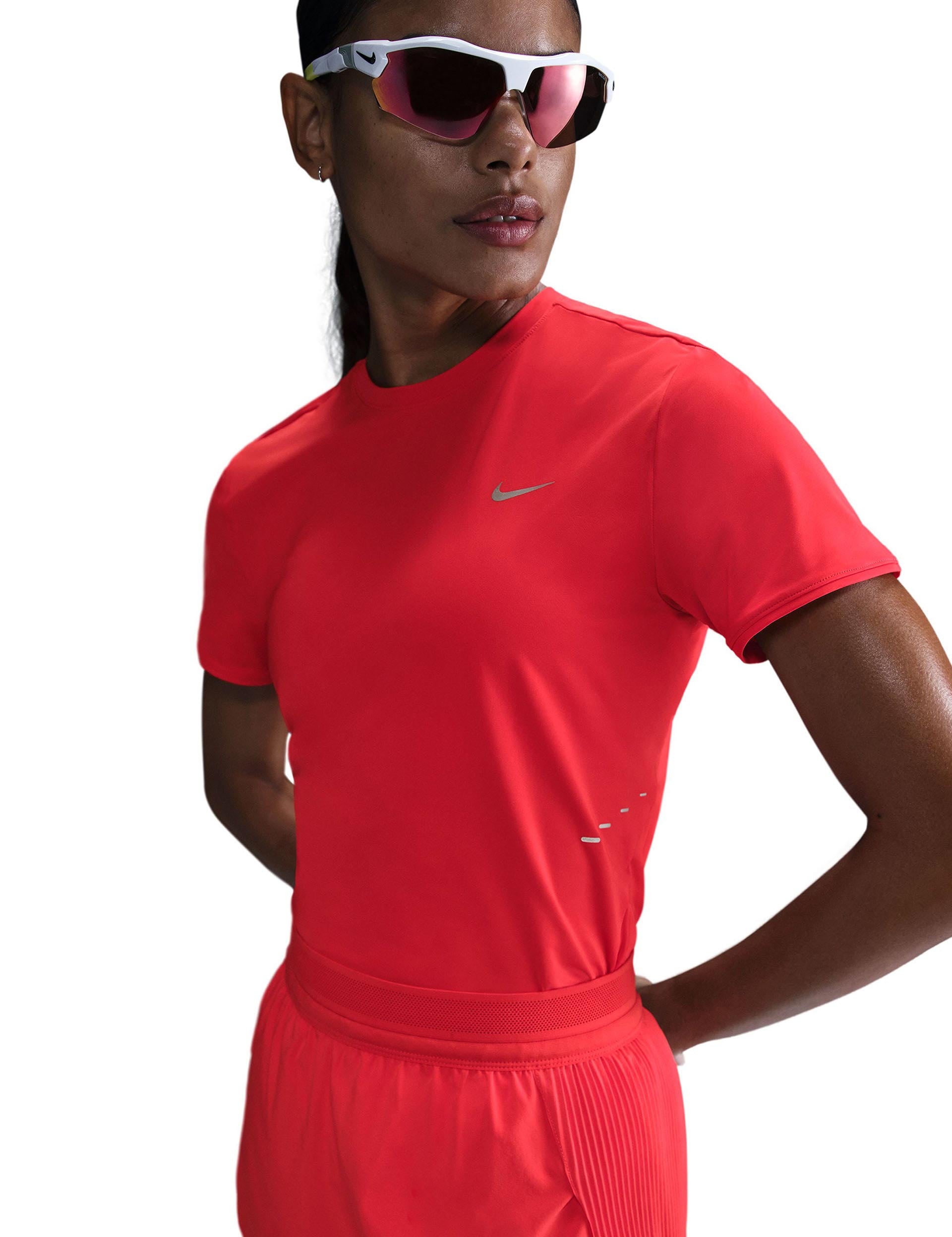AeroSwift Dri FIT ADV 3 Running Shorts for Men & Women - Light Crimson/Black - Moisture Wicking Athletic Shorts for Running, Gym Workouts & Outdoor Sports