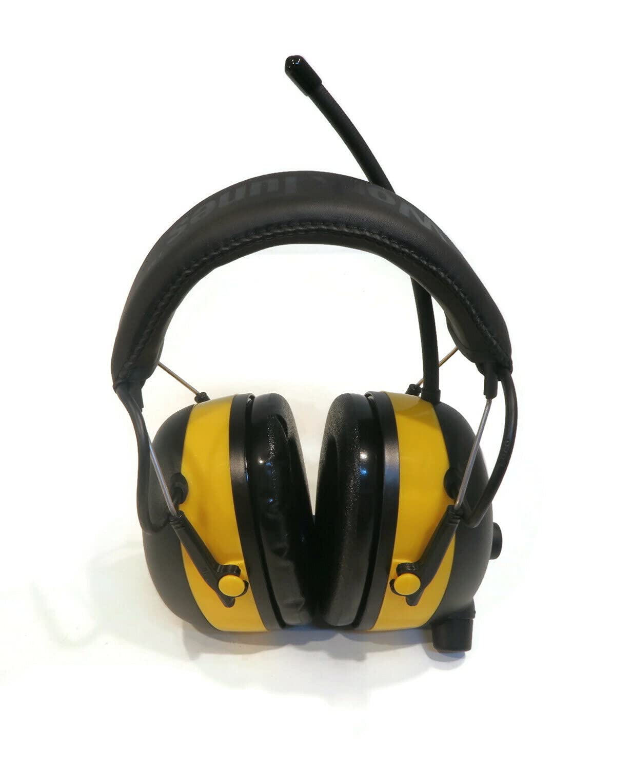 3M WorkTunes Digital AM/FM MP3 Hearing Protection Headphones with Radio - Yellow - Noise Cancelling Earmuffs for Construction, Woodworking & DIY Projects