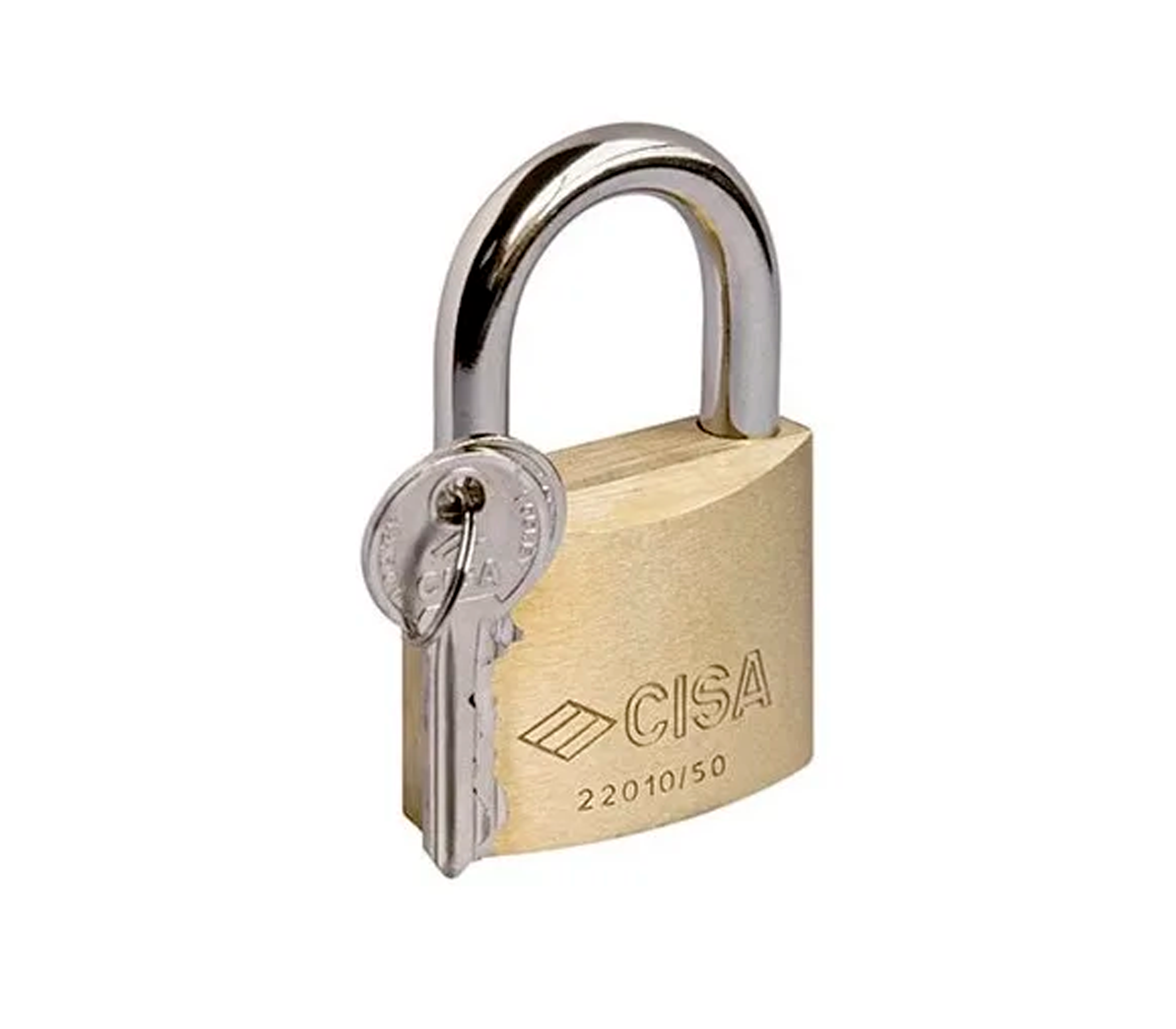 High Security Brass Padlock with CISA Arc - Ideal for Lockers, Gates, Storage Units & Outdoor Use