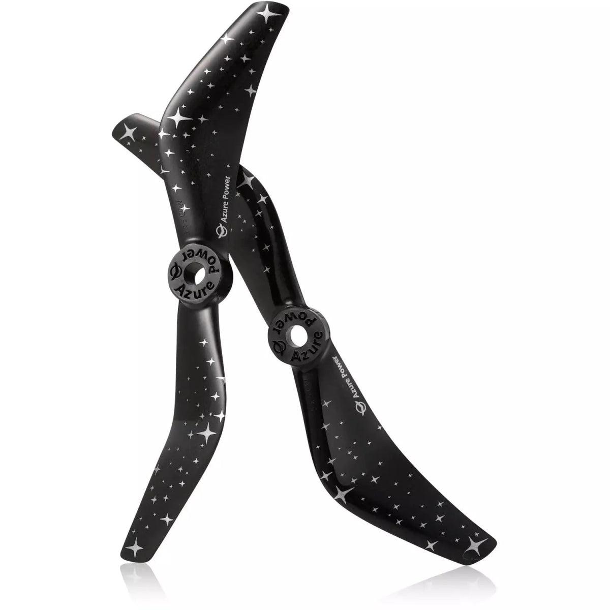 Azure Power 5050 PRO Series Bi-Blade 5 Propeller 4 Pack - High Performance Drone Replacement Props for FPV Racing & Aerial Photography