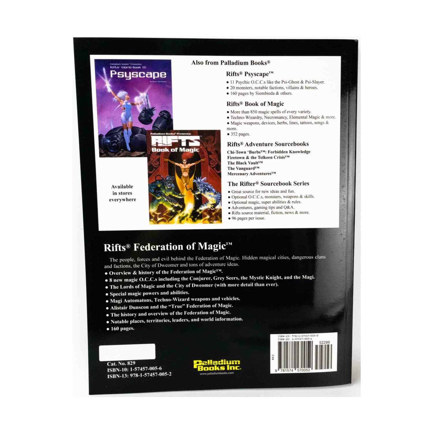 Rifts World Book 16: Federation of Magic - RPG Sourcebook | Fantasy Tabletop Game Adventure | Perfect for Game Masters & Roleplaying Enthusiasts