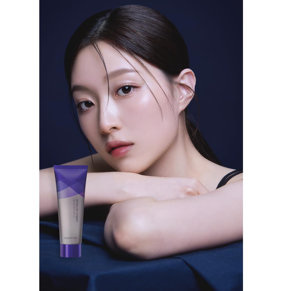 DEWYCEL Ampule Cream 80ml - Intensive Hydrating & Anti-Aging Face Moisturizer for Dry Skin - Perfect for Night Care & Daily Skincare Routine