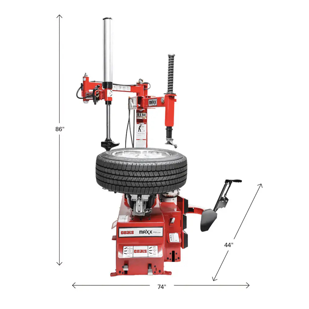 Coats Maxx 50 Electric Rim Clamp Tire Changer Machine - 110V Heavy Duty (Model 800MAXX50E) for Auto Repair Shops & Tire Service Centers
