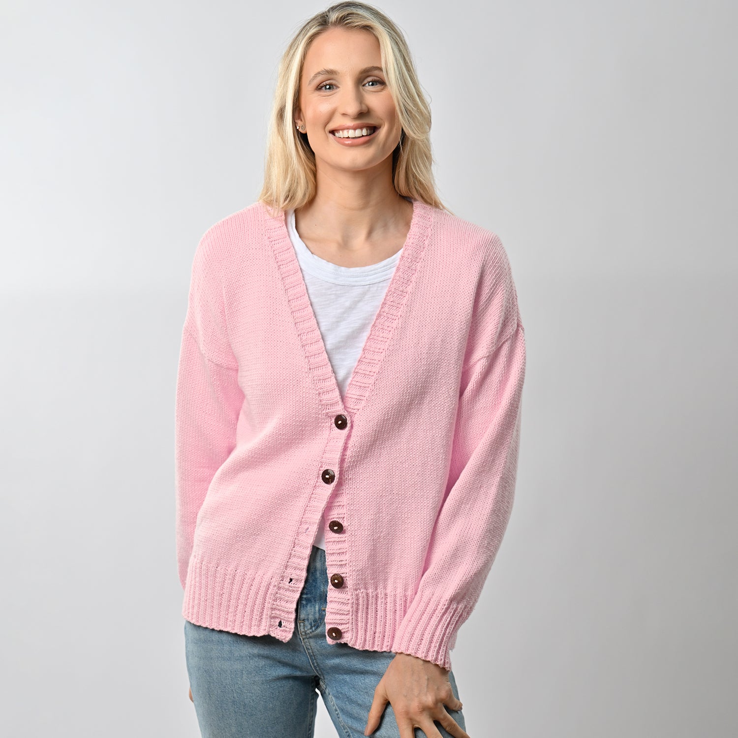 Premium Cotton Summer Cardigan Knitting Kit - DIY Knitwear for Women, Beginners & Craft Lovers - Perfect for Beach Cover-ups, Cozy Evenings & Handmade Gifts