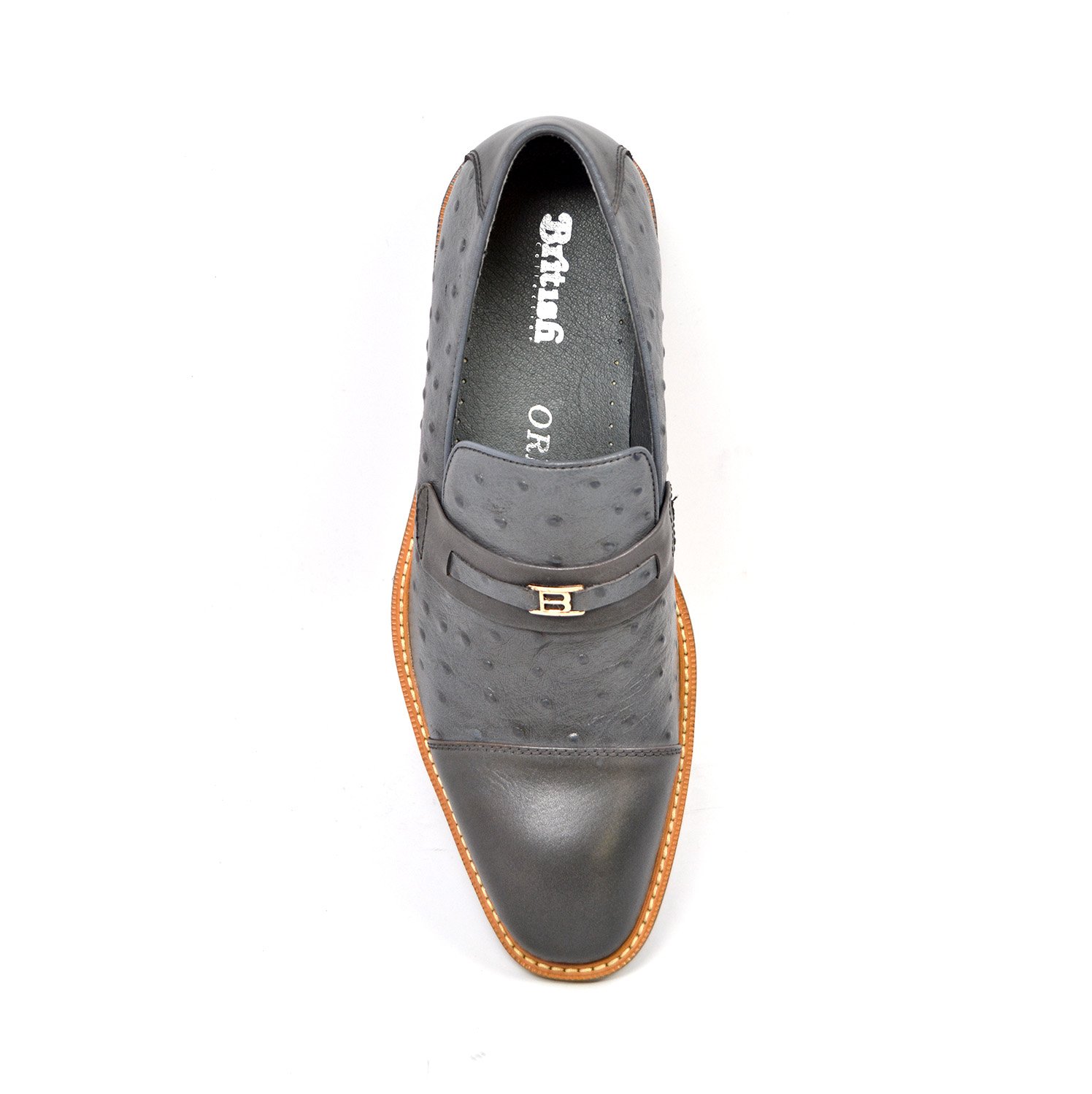 British Collection Dolche Men's Dress Shoes - Premium Leather Formal Oxford Shoes for Business & Wedding - Comfortable & Stylish Office Work Shoes for Professionals