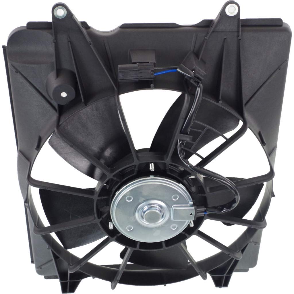 Honda CR-V Radiator Fan Driver Side 2010-2016 - Single Fan for 4 Cylinder Models | OEM Part Numbers HO3115155 & 38616RB0003 | Perfect for Engine Cooling System Replacement & Repair