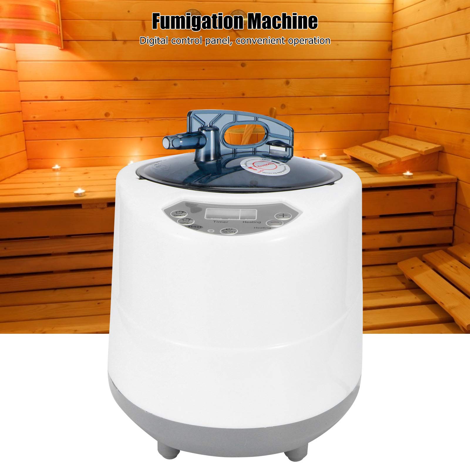 2.8L 1500W Portable Sauna Steam Generator for Home Spa & Body Therapy - Digital Control Panel, Anti-Corrosion Design | Perfect for Relaxation, Detox & Shower Steam Sessions