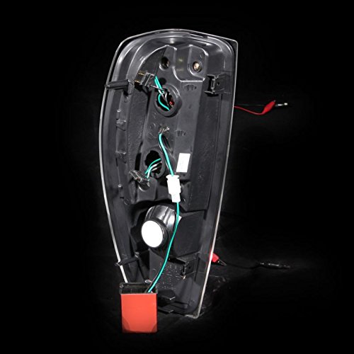 Chevrolet Colorado LED Tail Lights Assembly Set - Black Pair (Left Driver & Right Passenger Side) | Durable Replacement for Enhanced Visibility & Style | Perfect for Night Driving & Off-Road Adventures