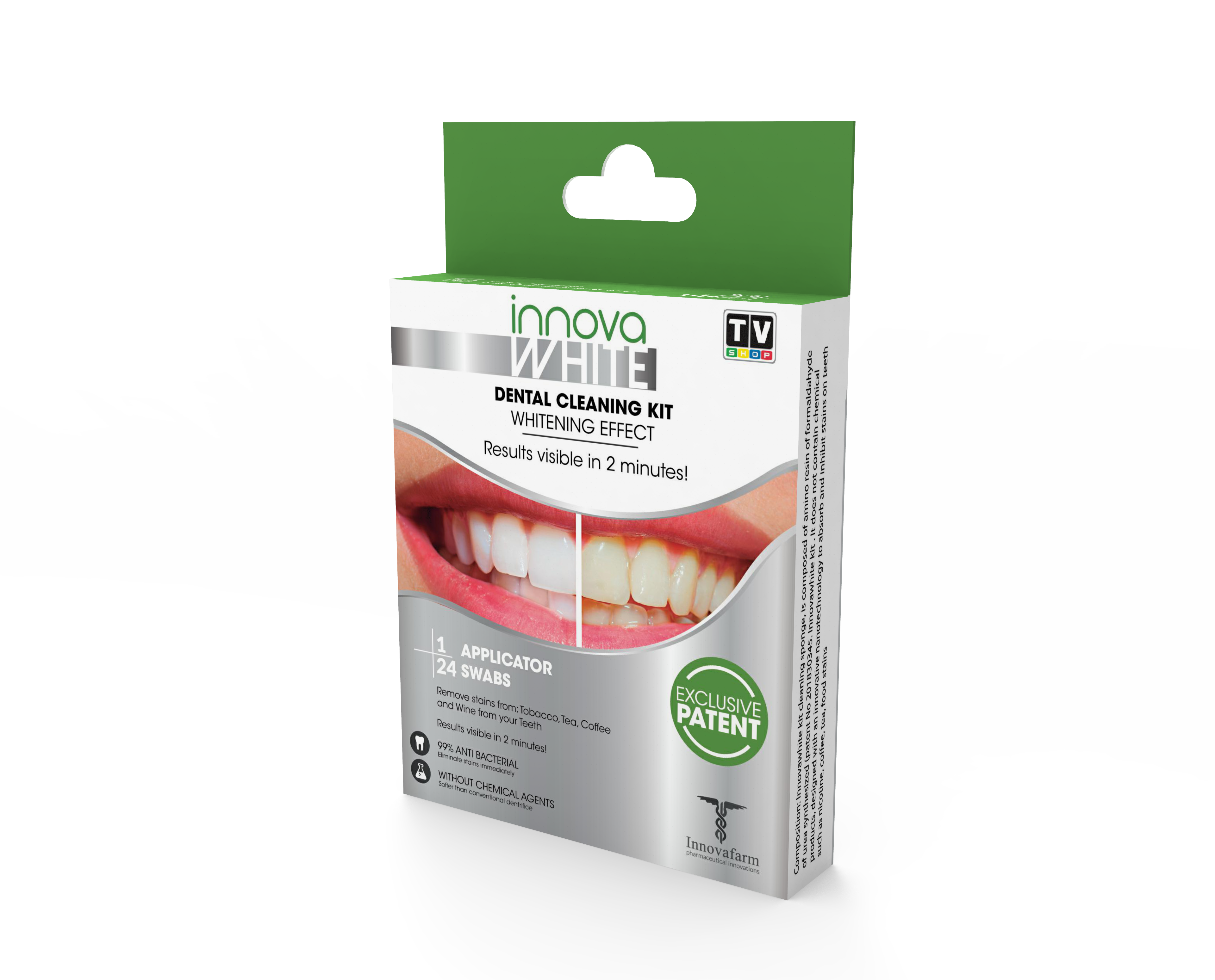 Innovawhite Teeth Whitening Kit - Professional Teeth Whitening Pen & LED Light for Brighter Smile - At-Home Teeth Whitening Solution for Coffee, Wine & Smoking Stains | Perfect for Travel, Gifts & Daily Use
