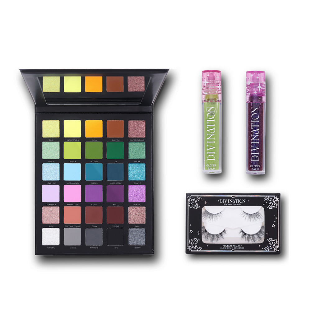 Blend Bunny Cosmetics x Robert Welsh Divination Makeup Bundle | Professional Eyeshadow Palette & Makeup Set | Perfect for Halloween, Cosplay & Creative Makeup Looks