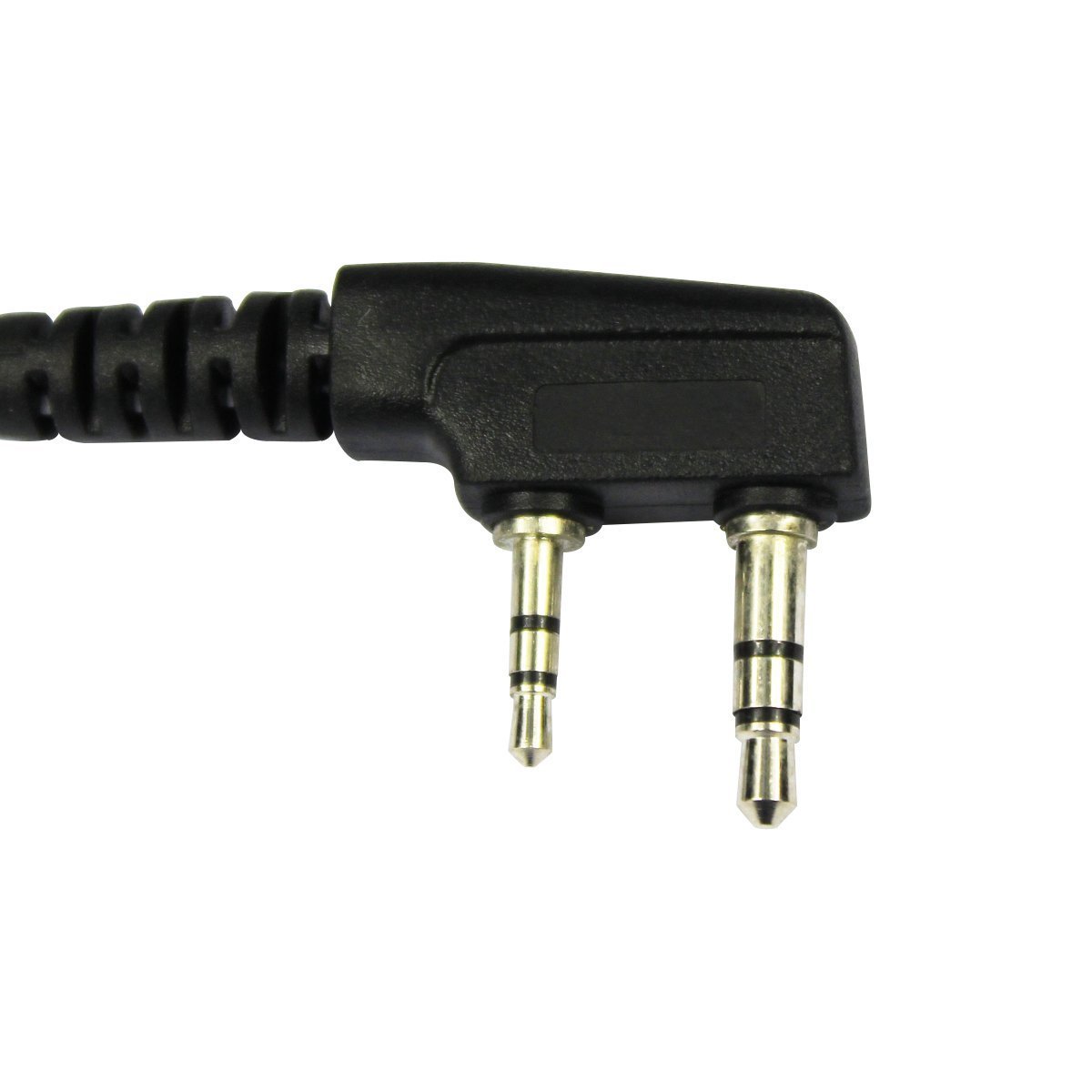 GoodQbuy® 2 Pin PTT Mic Covert Acoustic Tube Earpiece Headset for Kenwood, QUANSHENG, TYT, BAOFENG UV5R, 666s, 888S, Retevis H-777 - Compatible with 2 Way Radios & Walkie Talkies (Pack of 2) - Ideal for Security, Construction & Outdoor Adventures