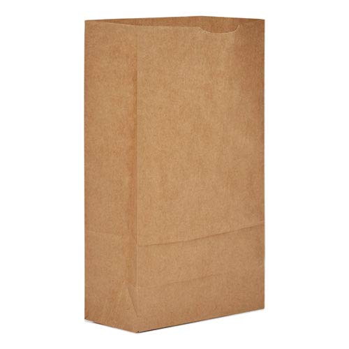 Eco-Friendly 3Com Kraft Paper Grocery Bags - 6 Lb Capacity - Perfect for Shopping, Picnics & Sustainable Packaging