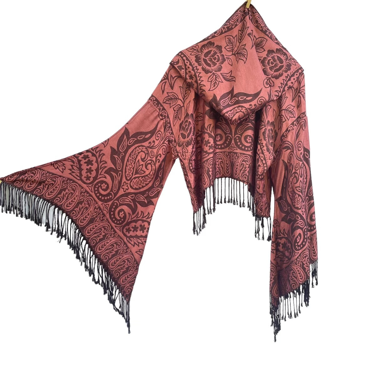 Butterfly Bell Pash Top - Desert Rose Print Women's Boho Blouse | Perfect for Summer Festivals, Beach Vacations & Casual Outings