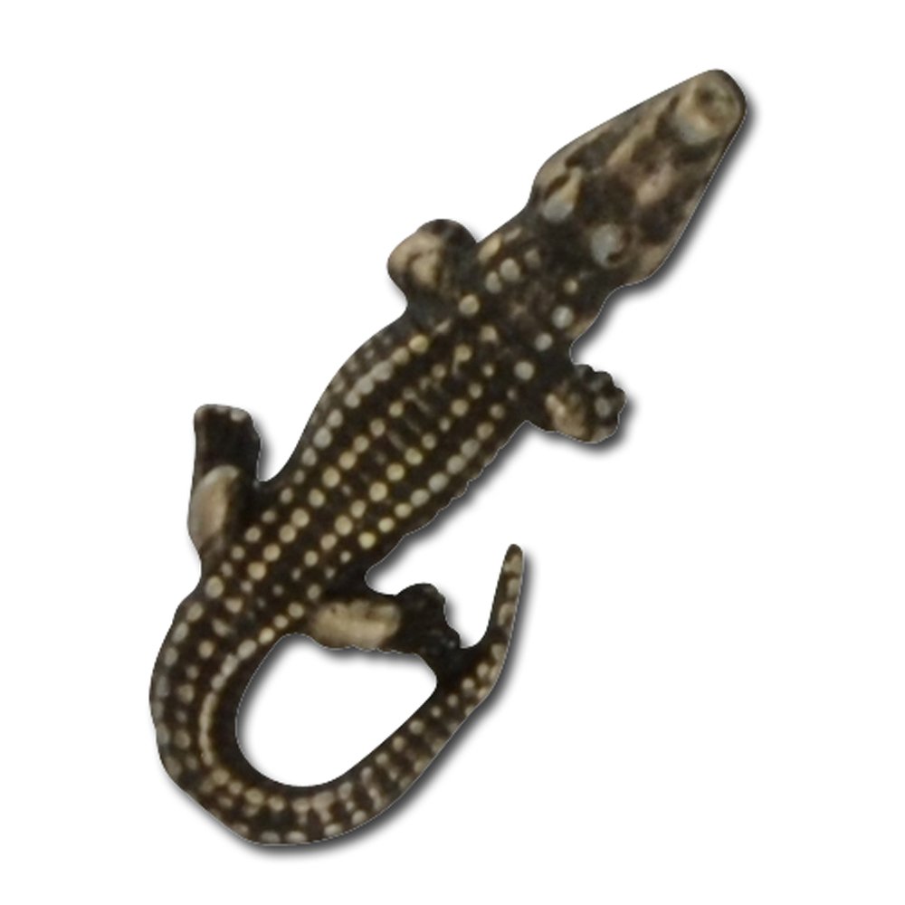 3D Alligator Lapel Pin - Handcrafted Antique Brass Brooch for Jackets, Hats & Backpacks - Perfect Gift for Gator Fans & Animal Lovers - Great for College Games, Outdoor Adventures & Fashion Accessories
