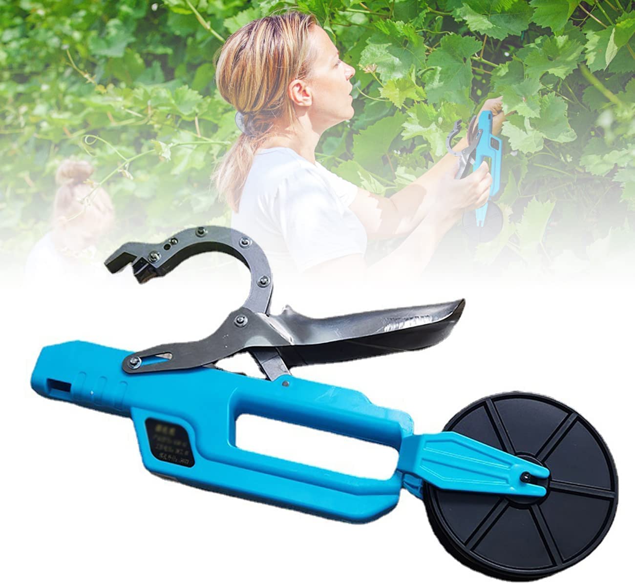 Electric Plant Tying Machine - Wireless Automatic Vine Tying Tool for Tomato, Grape & Vegetable Plants with Adjustable Grafting Tape | Perfect for Home Gardening, Greenhouse & Vineyard Support