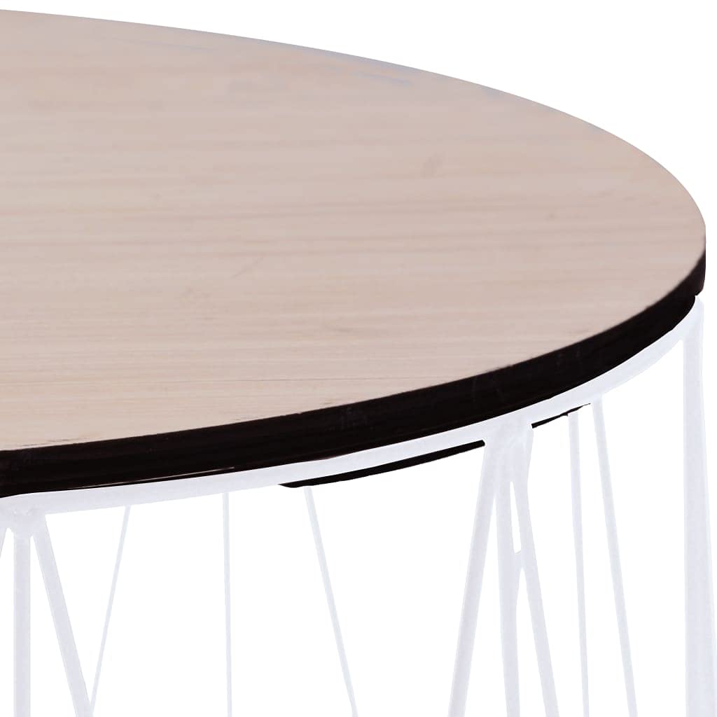 Modern White Coffee Table Set of 2 - Stylish Sofa Table for Living Room, Office & Balcony Decor - Fast Shipping    Perfect for cozy living rooms, home offices, or balcony seating areas - adds contemporary elegance to any space.