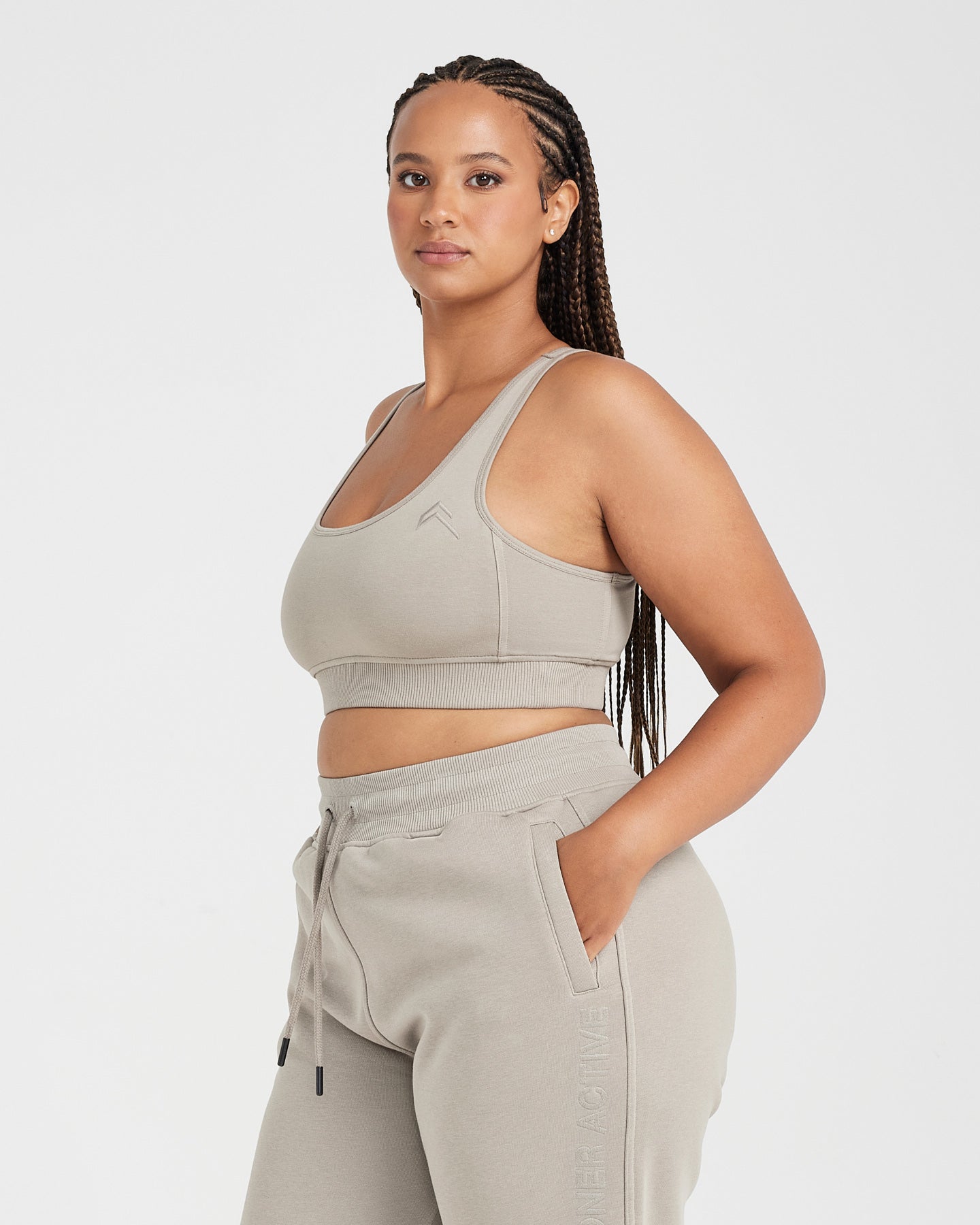 Classic Lounge Bralette - Comfortable Wireless Bra for Women | Warm Sand Color | Perfect for Yoga, Sleeping & Relaxing at Home