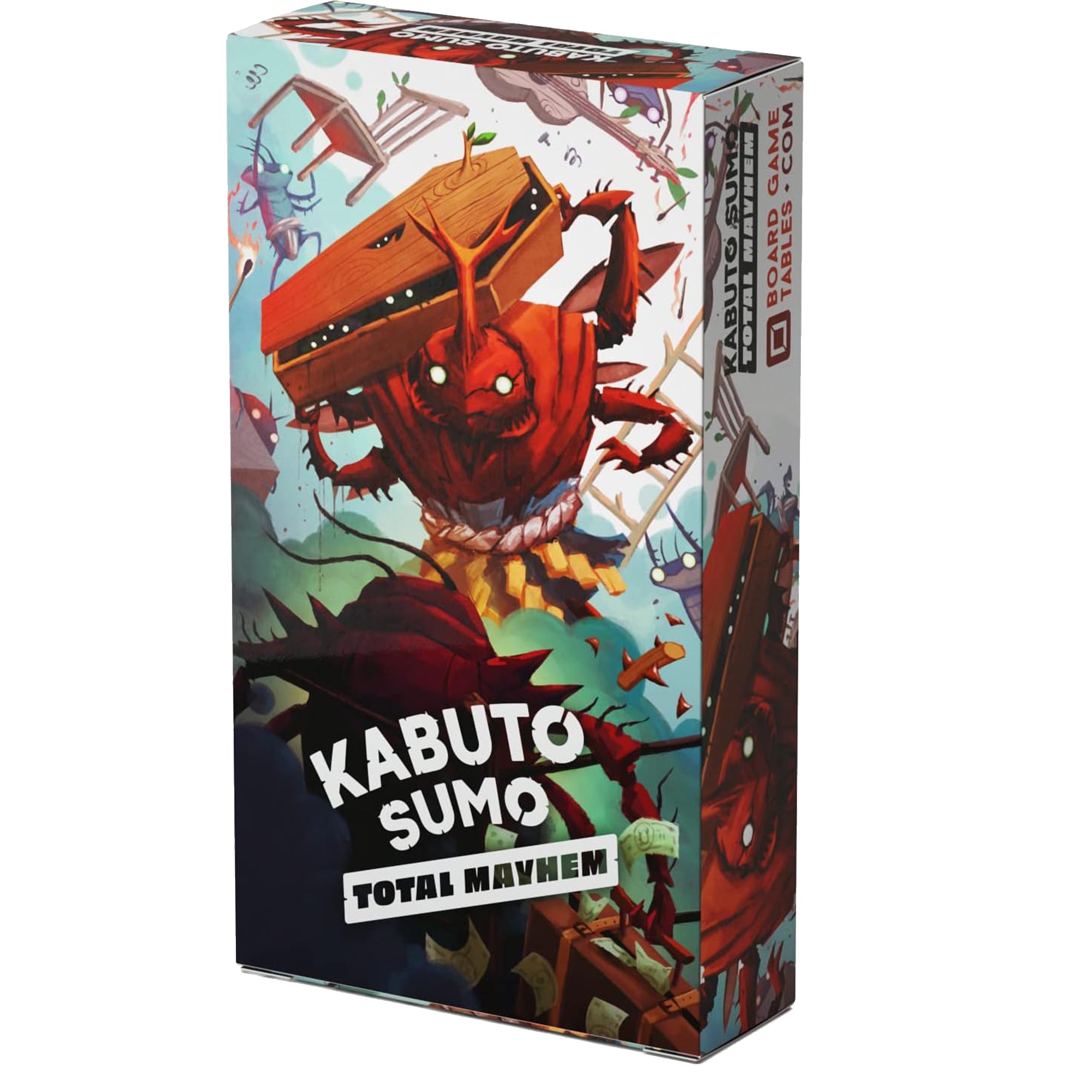 Kabuto Sumo Total Mayhem - Japanese Beetle Wrestling Board Game for Kids & Adults - Fun Family Game Night & Party Entertainment