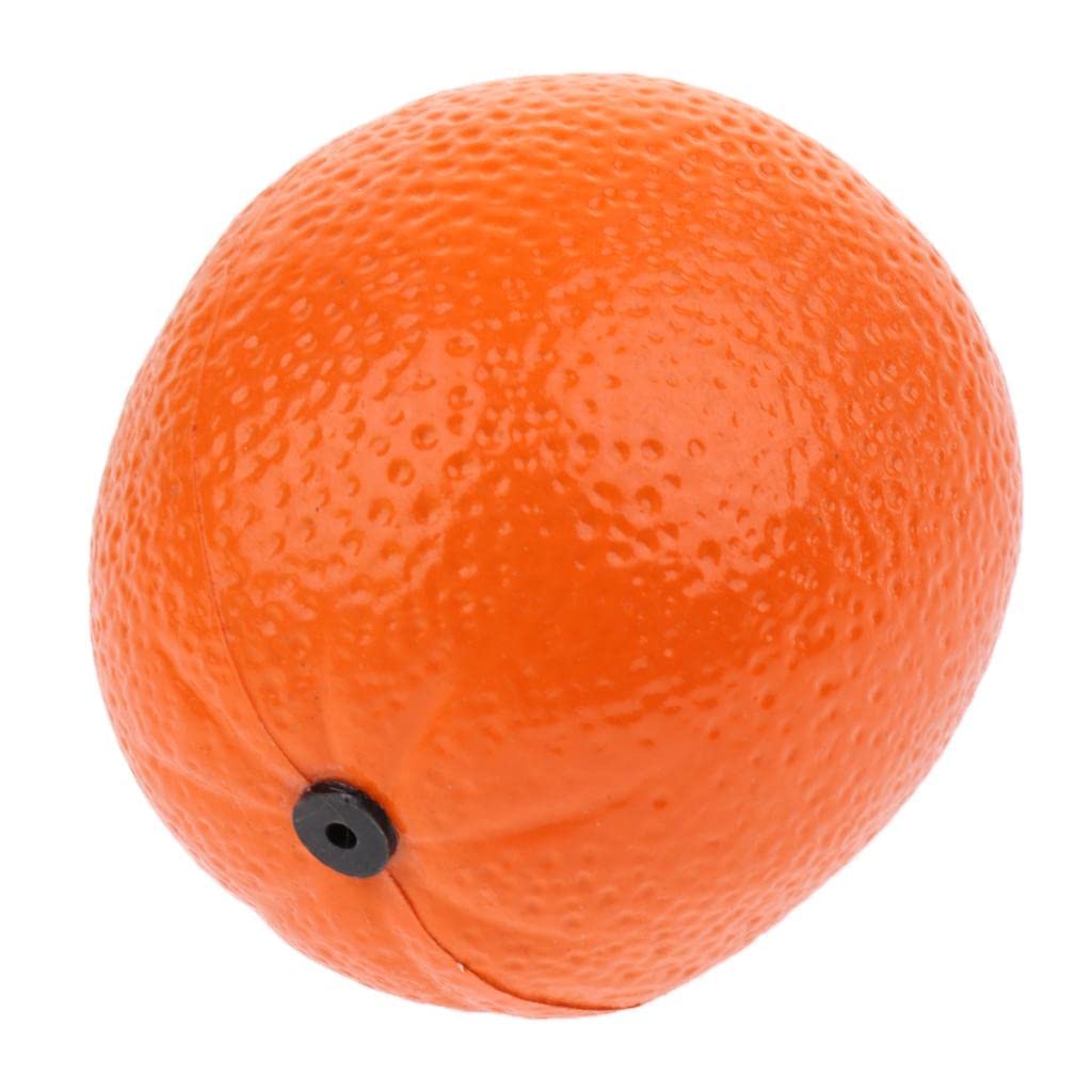 Colorful Fruit-Shaped Kids Handheld Maraca Shakers - Orange Musical Instrument for Toddlers & Preschoolers - Perfect for Birthday Parties, Classroom Activities & Early Childhood Music Education