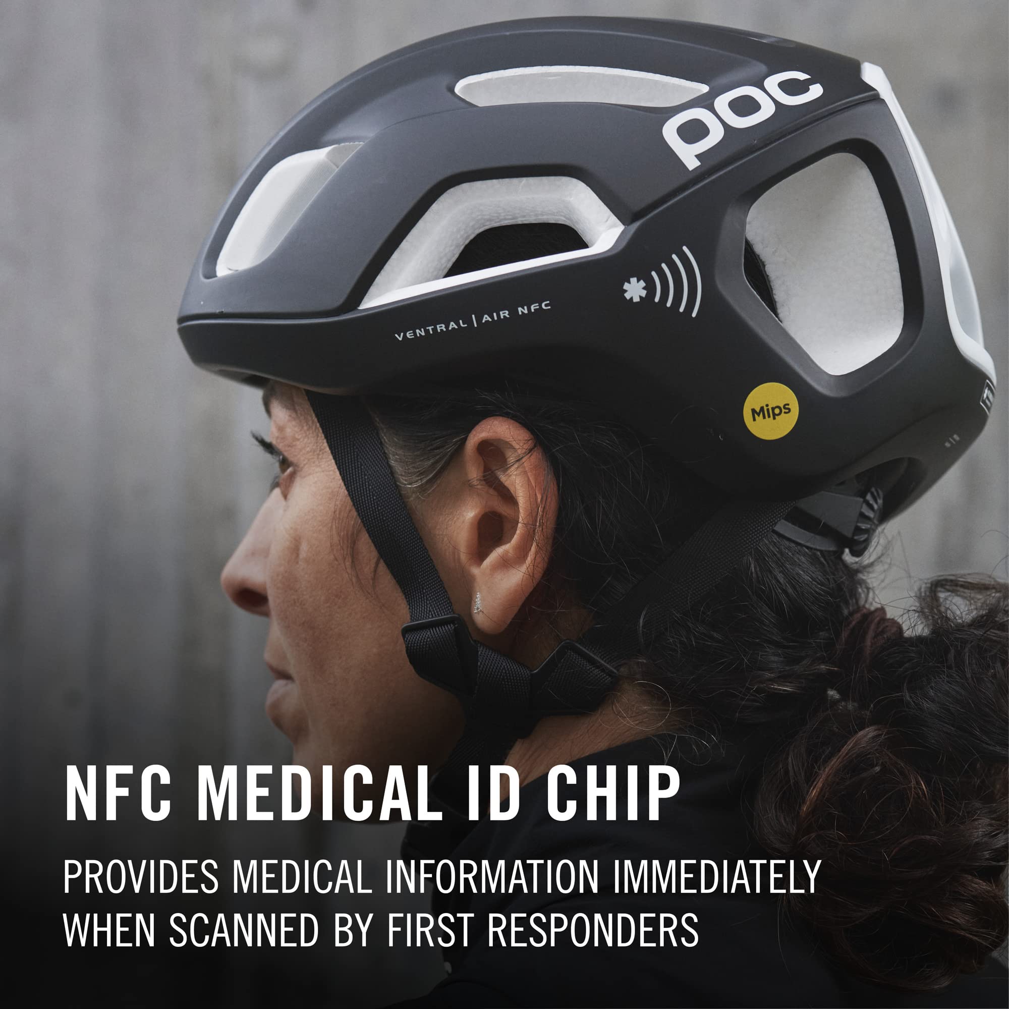 POC Ventral Air MIPS NFC Bike Helmet - Lightweight Cycling Helmet for Mountain Biking, Road Cycling & Adventure Rides | Perfect for Trail Riding, Commuting & Wilderness Exploration