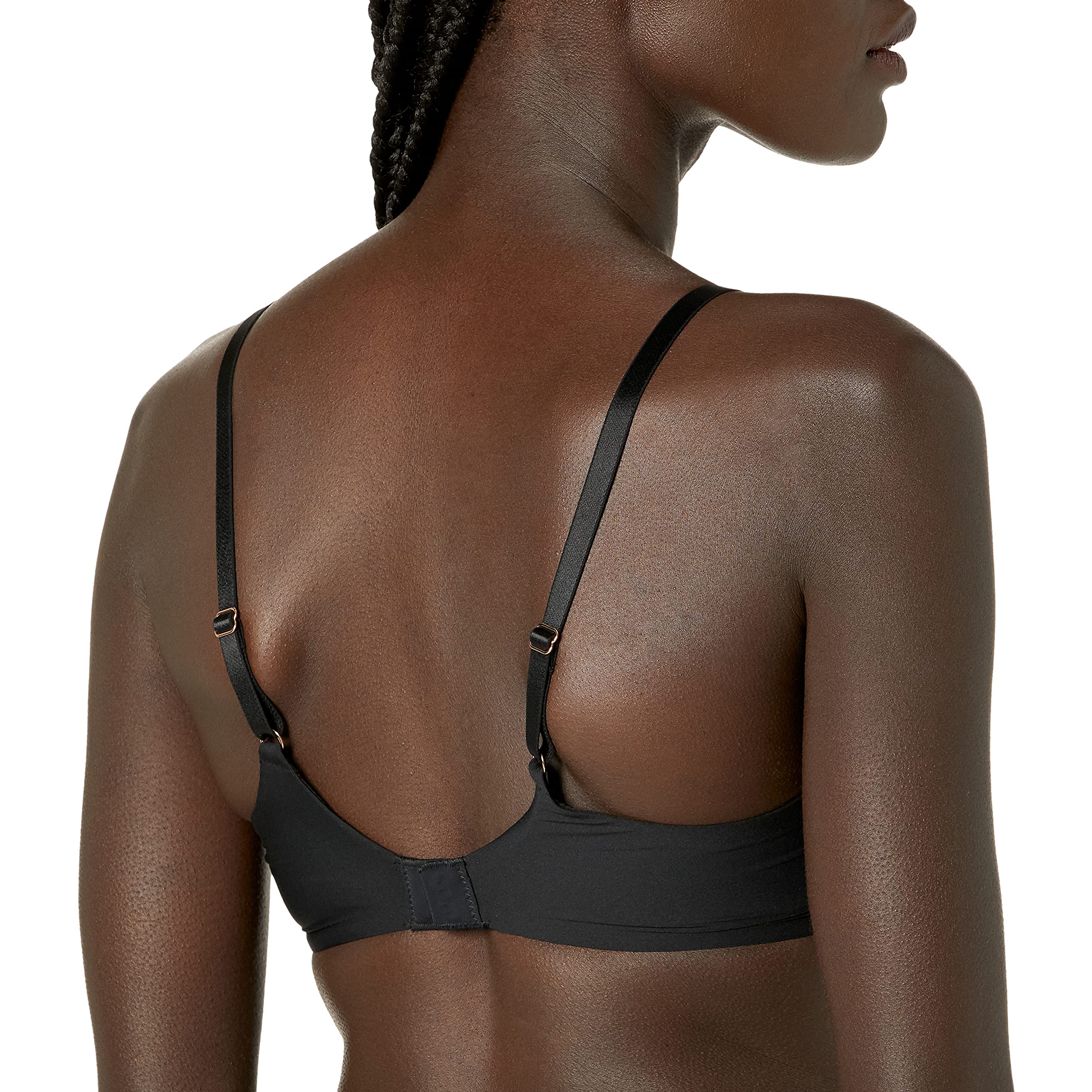 Le Mystère Women's Sheer Illusion Wireless Bra - Comfortable Seamless Underwire-Free Lace Bralette for Everyday Wear & Special Occasions