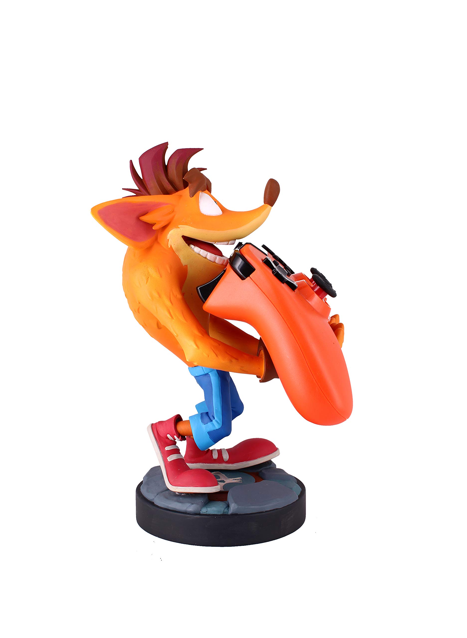 Crash Bandicoot 4 Officially Licensed Phone & Controller Holder - Gaming Device Stand with Cable Management | Perfect for PS4, Xbox, Switch & Mobile Gaming Setups