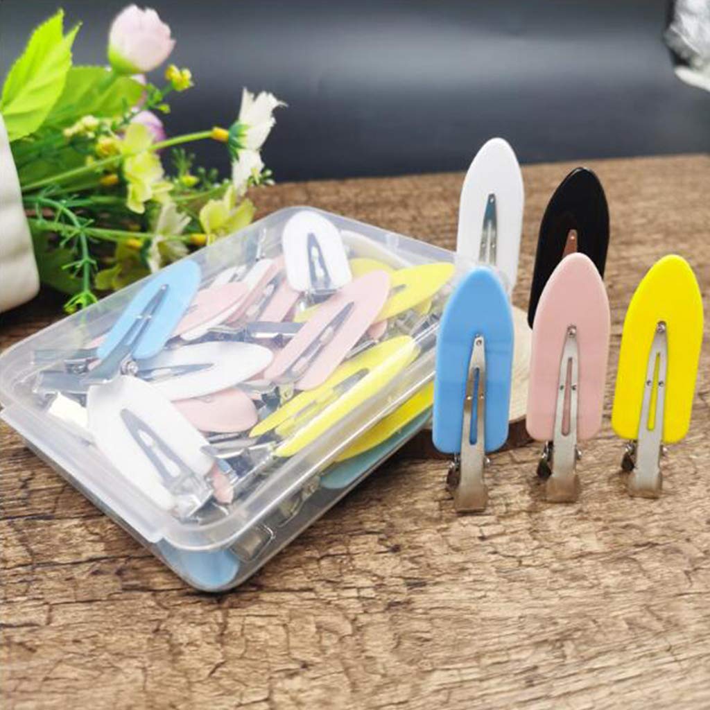 VMS INDIA No Bend Hair Clips for Women - 5 Pack Curl Clips, No Crease Hair Pins for Makeup & Styling - Perfect for Salon, Home Hair Care & DIY Hairstyles