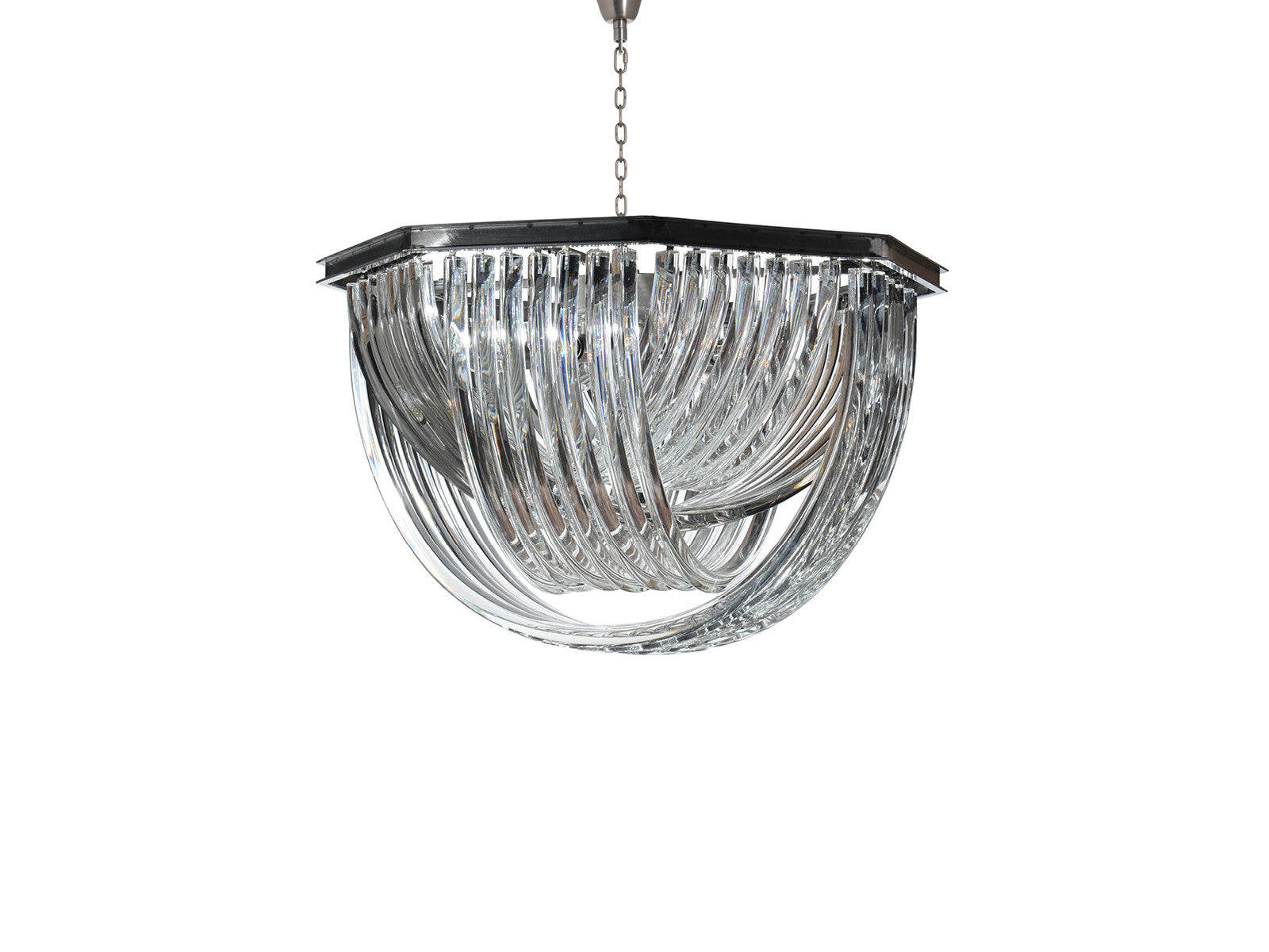 Elegant Cross Glass Pendant Chandelier - Modern Crystal Ceiling Light Fixture for Dining Room, Bedroom, Church & Wedding Decor