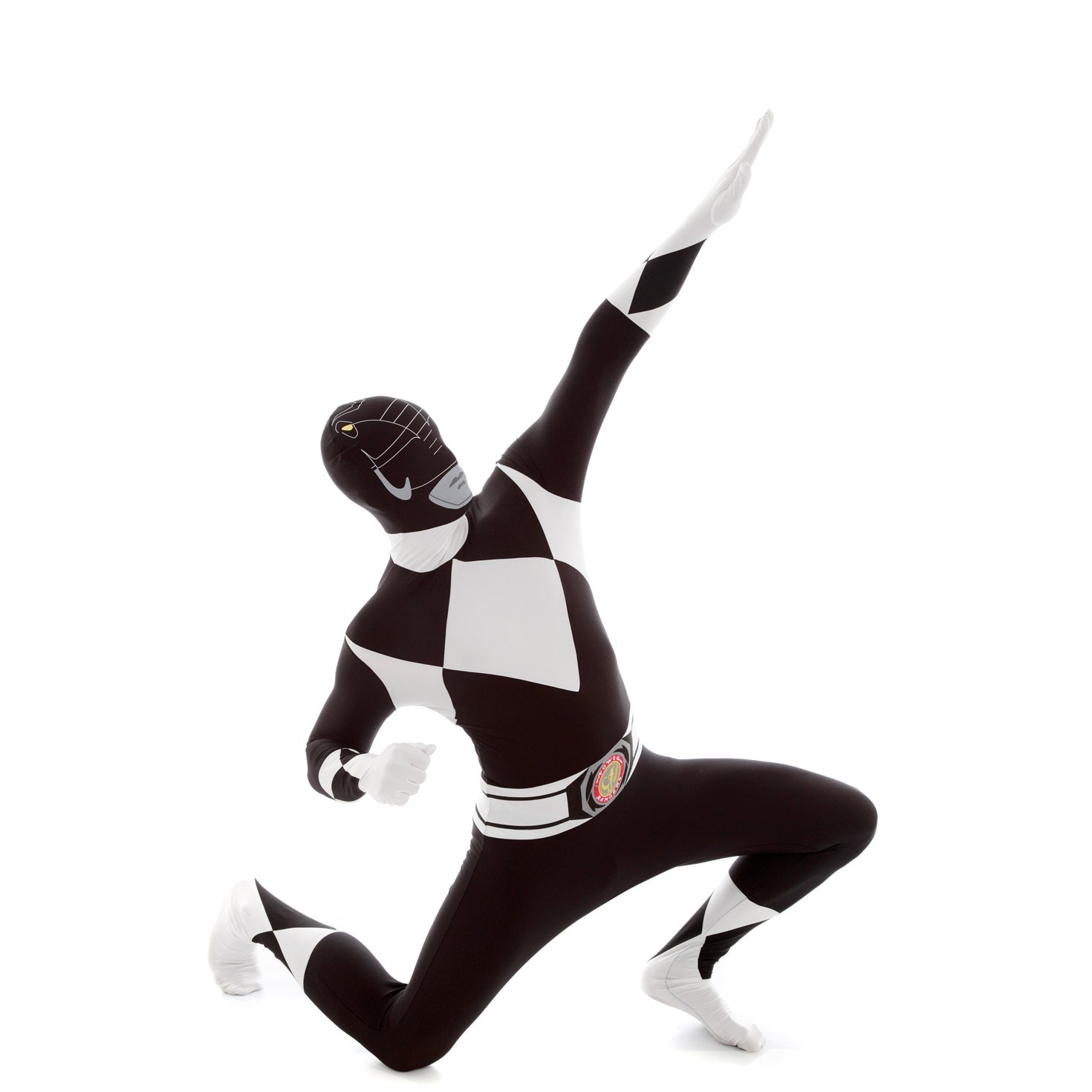 Power Rangers Costume for Adults - Red Ranger Morphsuit Halloween Cosplay Outfit for Men & Women | Superhero Party, Comic-Con, Themed Events
