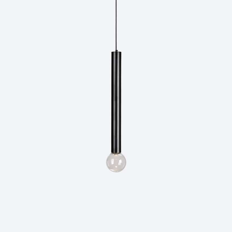 60 LED Tubular Pendant Light - Modern Linear Hanging Fixture for Kitchen Island, Dining Room & Office Lighting