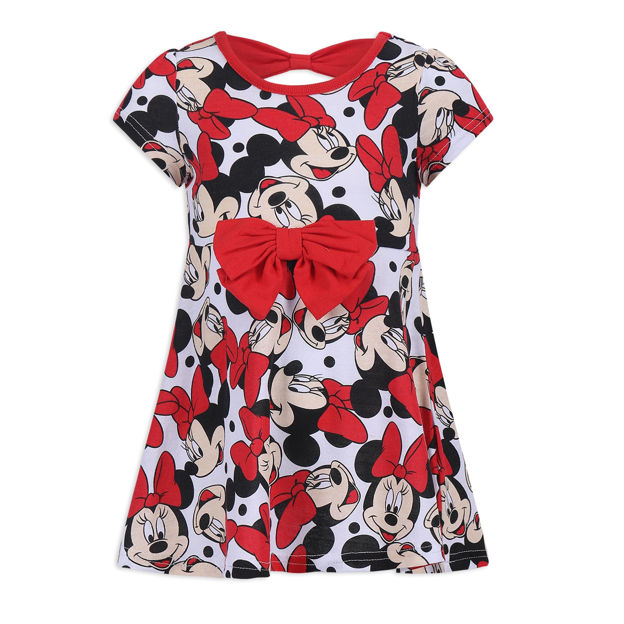 Disney Minnie Mouse Girls' 2 Pack Dresses - Cute Outfits for Birthday Parties, School Events & Family Photos