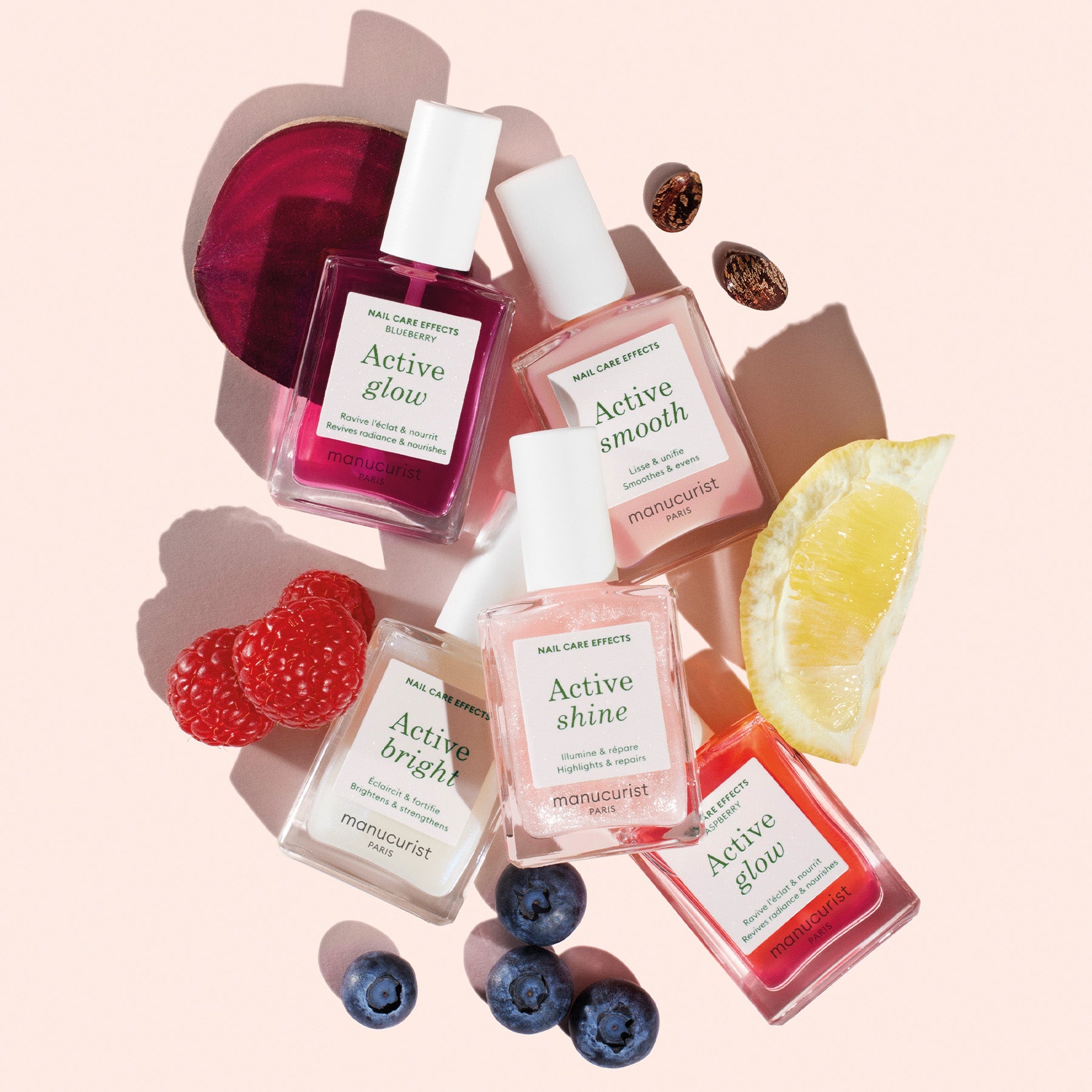 Manucurist Active Shine Nail Polish - Vegan, Non-Toxic & Long-Lasting Formula for Healthy Nails | Perfect for Salon-Quality At-Home Manicures & Special Occasions