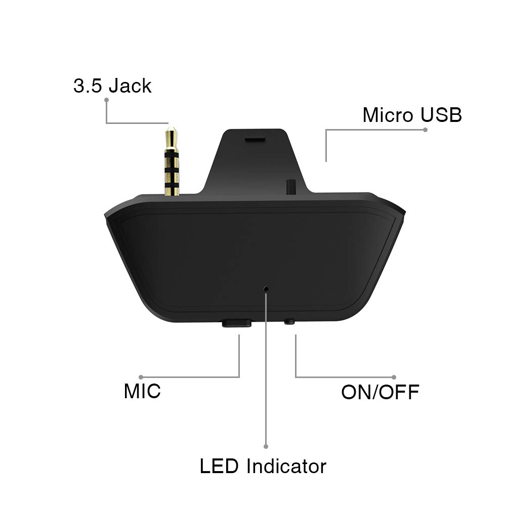 Bluetooth Transmitter Dongle for Xbox Controllers - Wireless Audio Adapter Compatible with Headphones, Speakers & Airpods - Low Latency Gaming Accessory for Immersive Xbox Experience