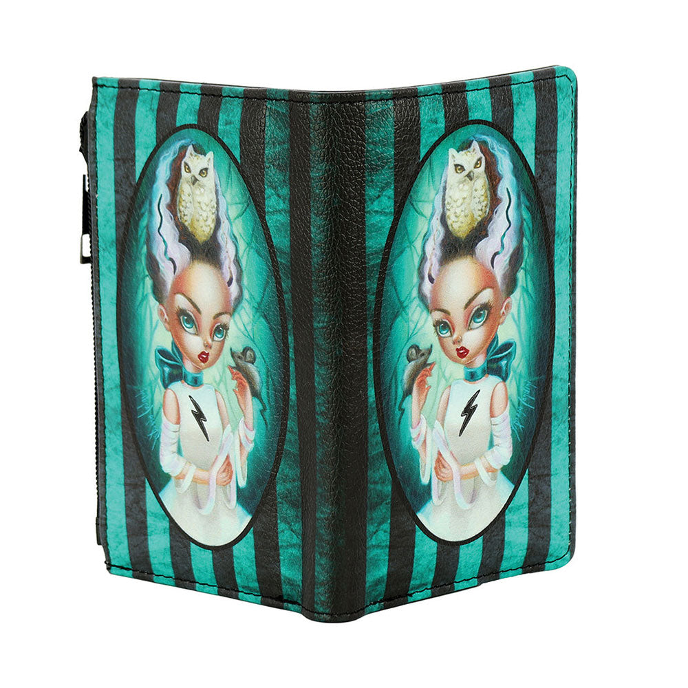 Bride of Frank Book Wallet Wristlet - Stylish Novelty Clutch Purse for Women | Perfect for Parties, Weddings & Everyday Use