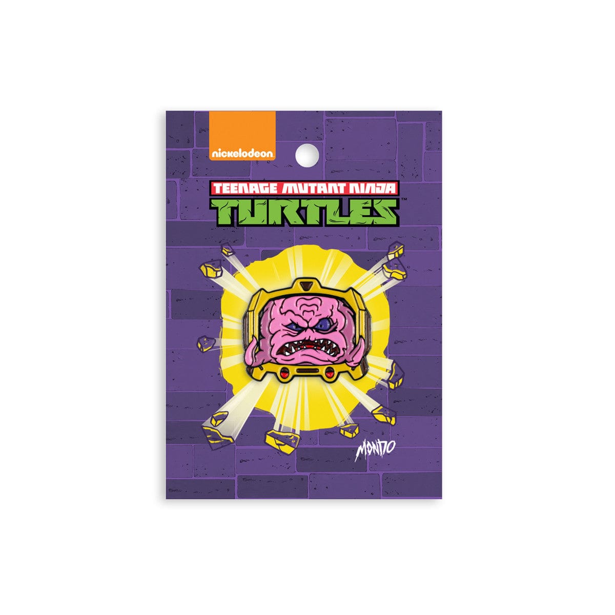 Vintage Style Krang Enamel Pin - TMNT Villain Collectible Badge for Backpacks, Jackets & Cosplay (Teenage Mutant Ninja Turtles Accessory)