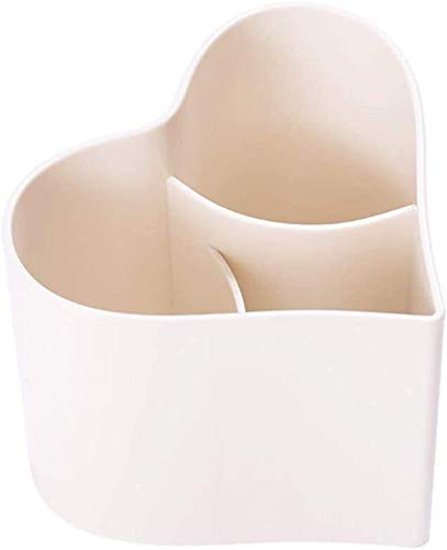 Geometric Silicone Pen Holder & Desk Organizer - White Office Pencil Cup for Stationery, Makeup Brushes | Perfect for Home Office, School & Workspace Organization
