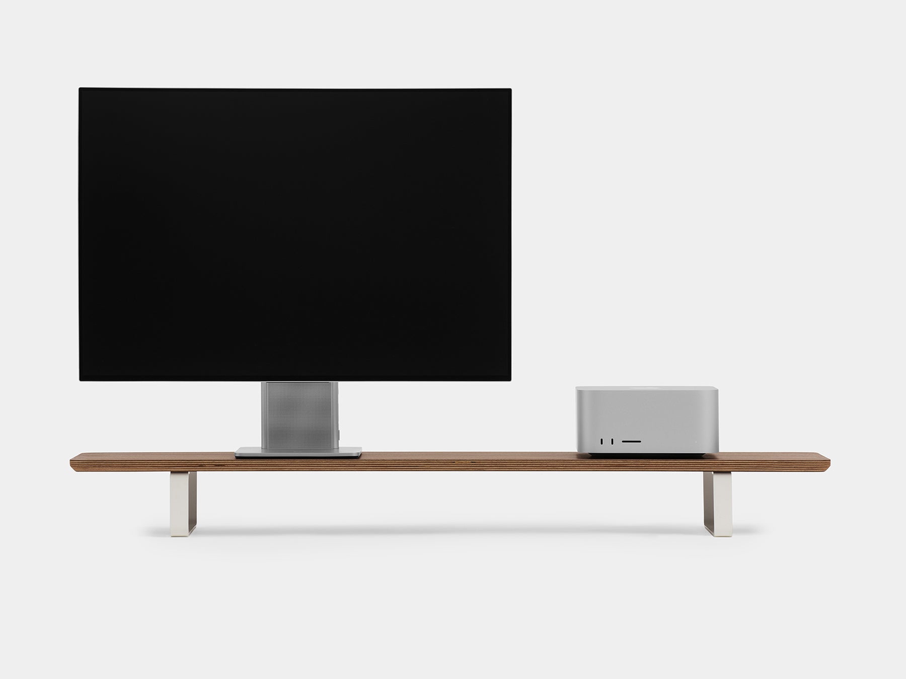 Dual Monitor Stand for Desk - Adjustable Computer Monitor Riser with Shelf - Perfect for Home Office, Gaming Setup & Workspace Organization
